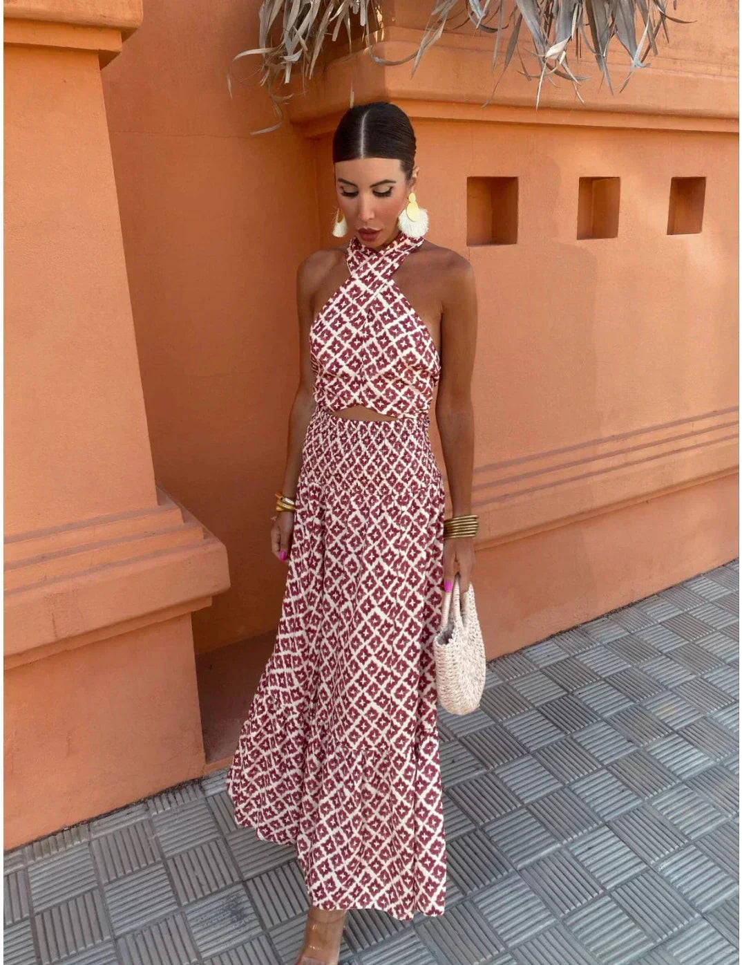 Vanessa | Abito midi arricciato