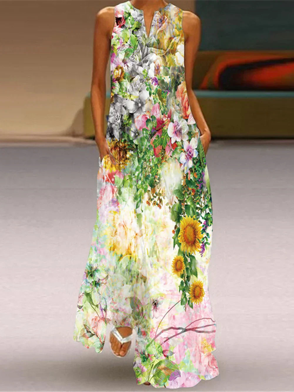 Aurelia™ - Abito A-Line Butterfly Bloom