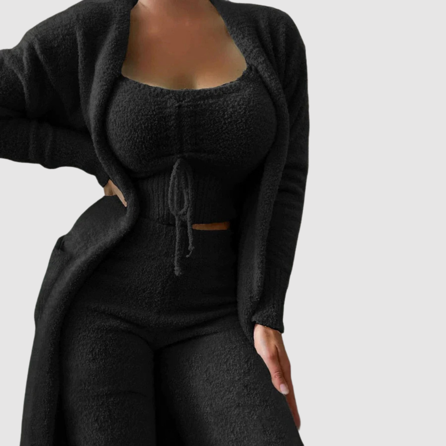 Raquel™ - Conjunto de Pijama de 3 Peças