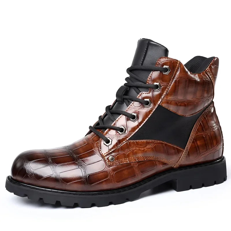 Rendell™ | Botas aus Krokodilleder