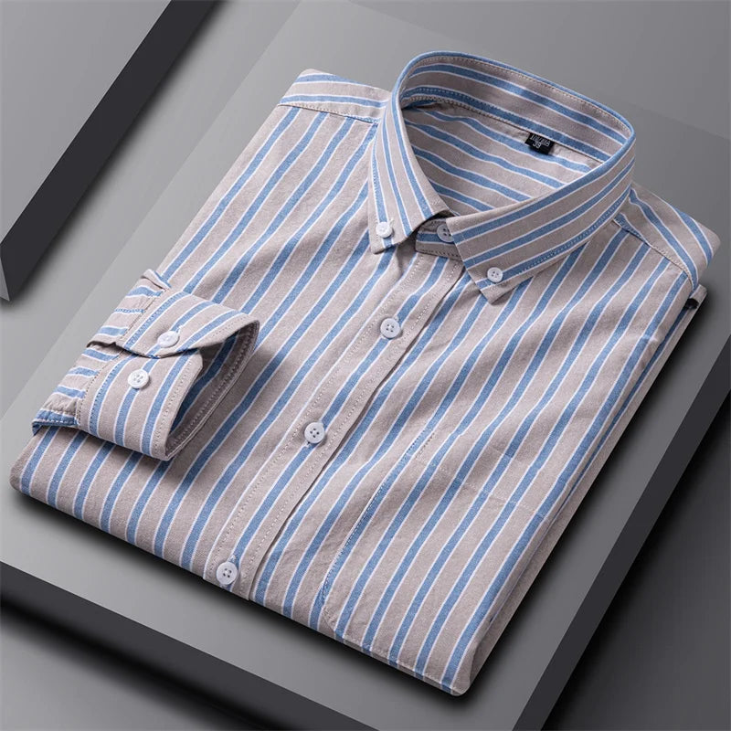 Luxonova - Men's Chic Oxford Shirt