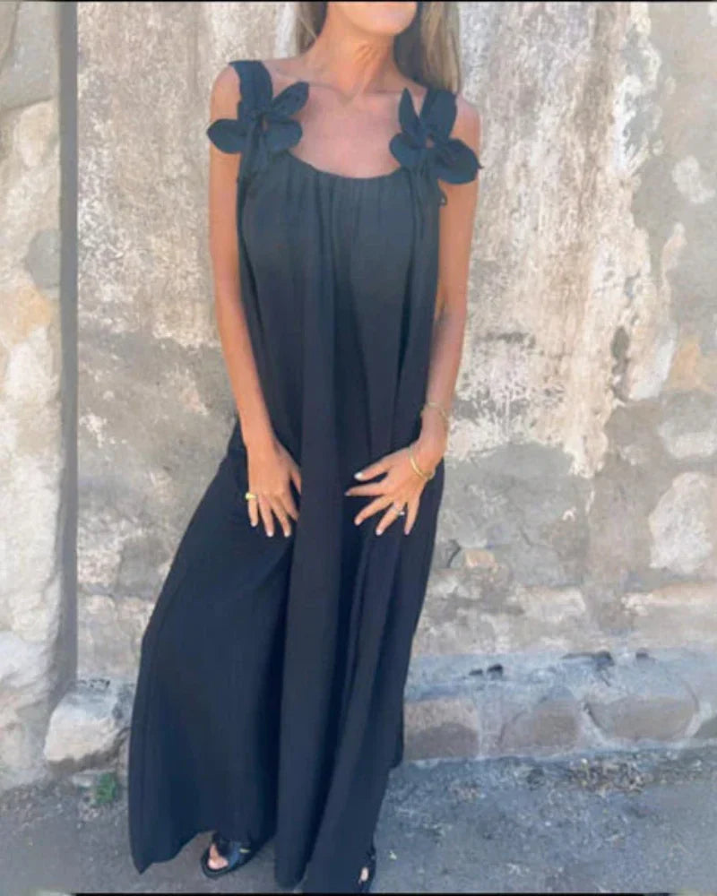 Saskia™ | Maxi Abito con Stampa Floreale