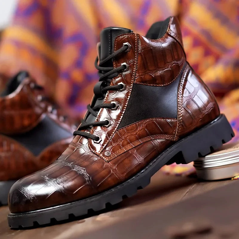 Rendell™ | Botas aus Krokodilleder