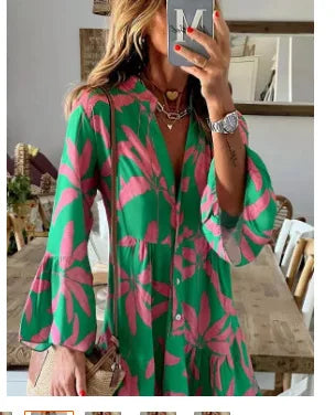 Everlen™ - Abito Midi Boho Bloom