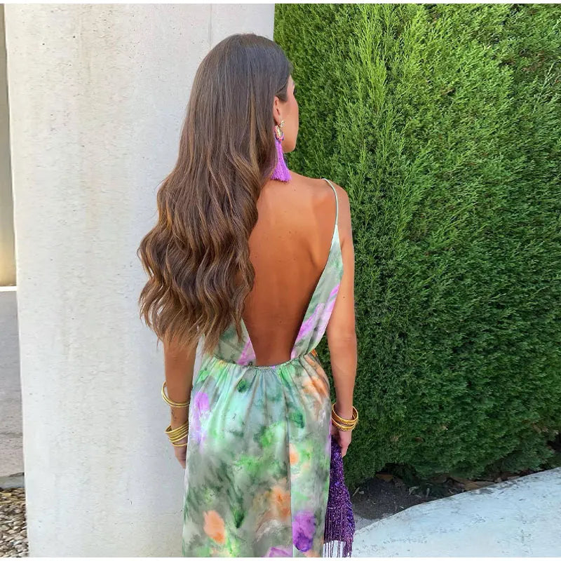 Celeste | Abito maxi elegante