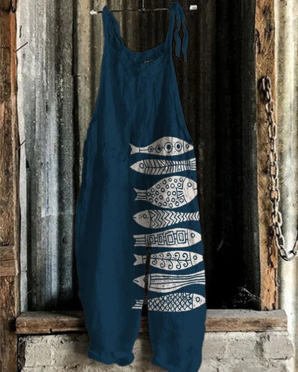 Jumpsuit Floreale Vintage - Stile Elegante e Comfort per Donne