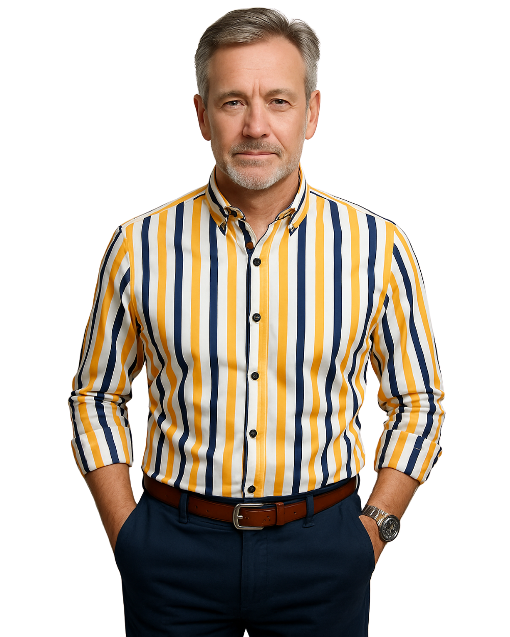 Luxonova- Casual Striped Men's Shirt