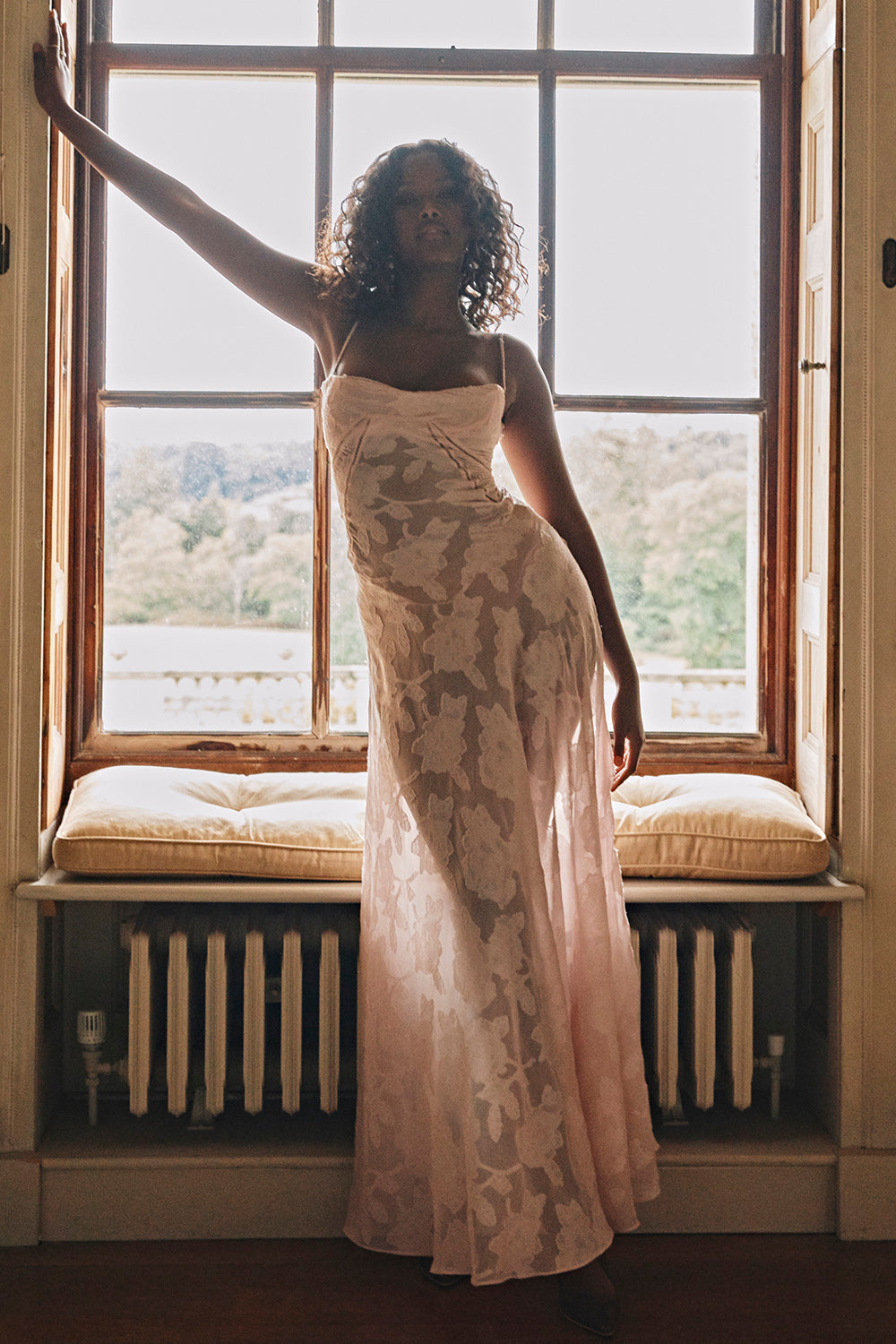 Pauletteâ„¢ | Elegante Abito Lungo con Corsetto