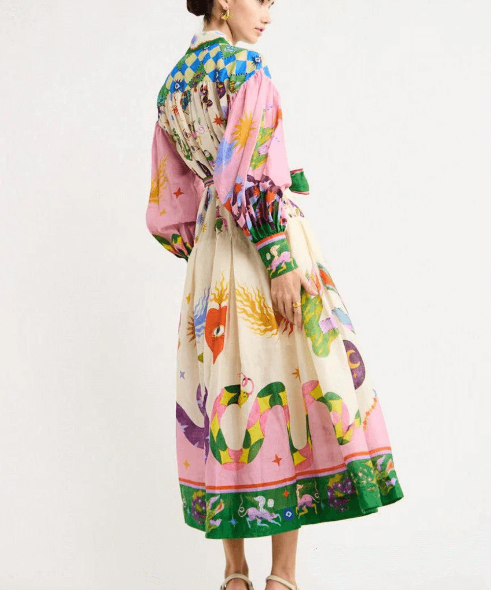 Dorthe™ | Elegante Maxi Dress Italiano
