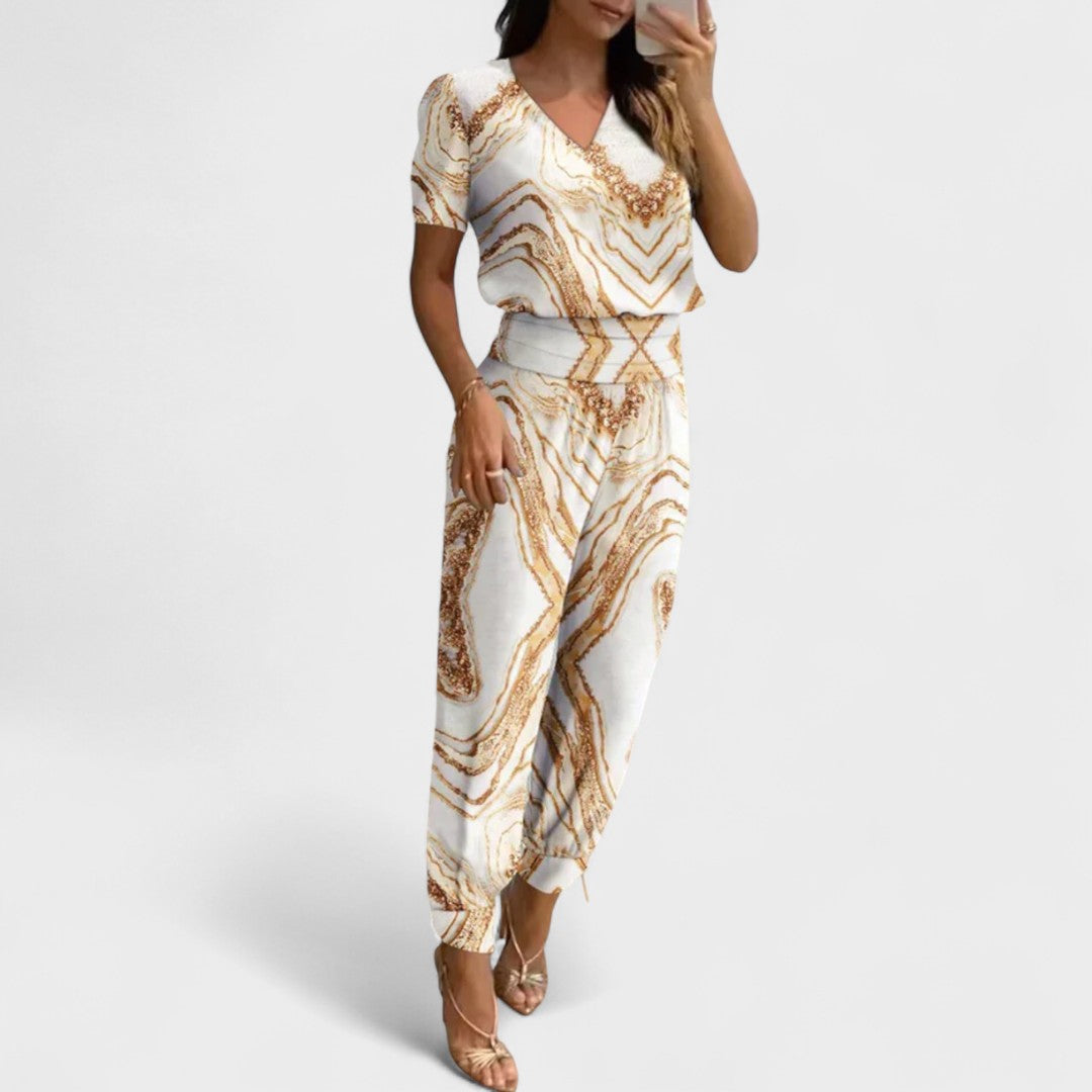 Margarida™ - Macacão elegante para senhora