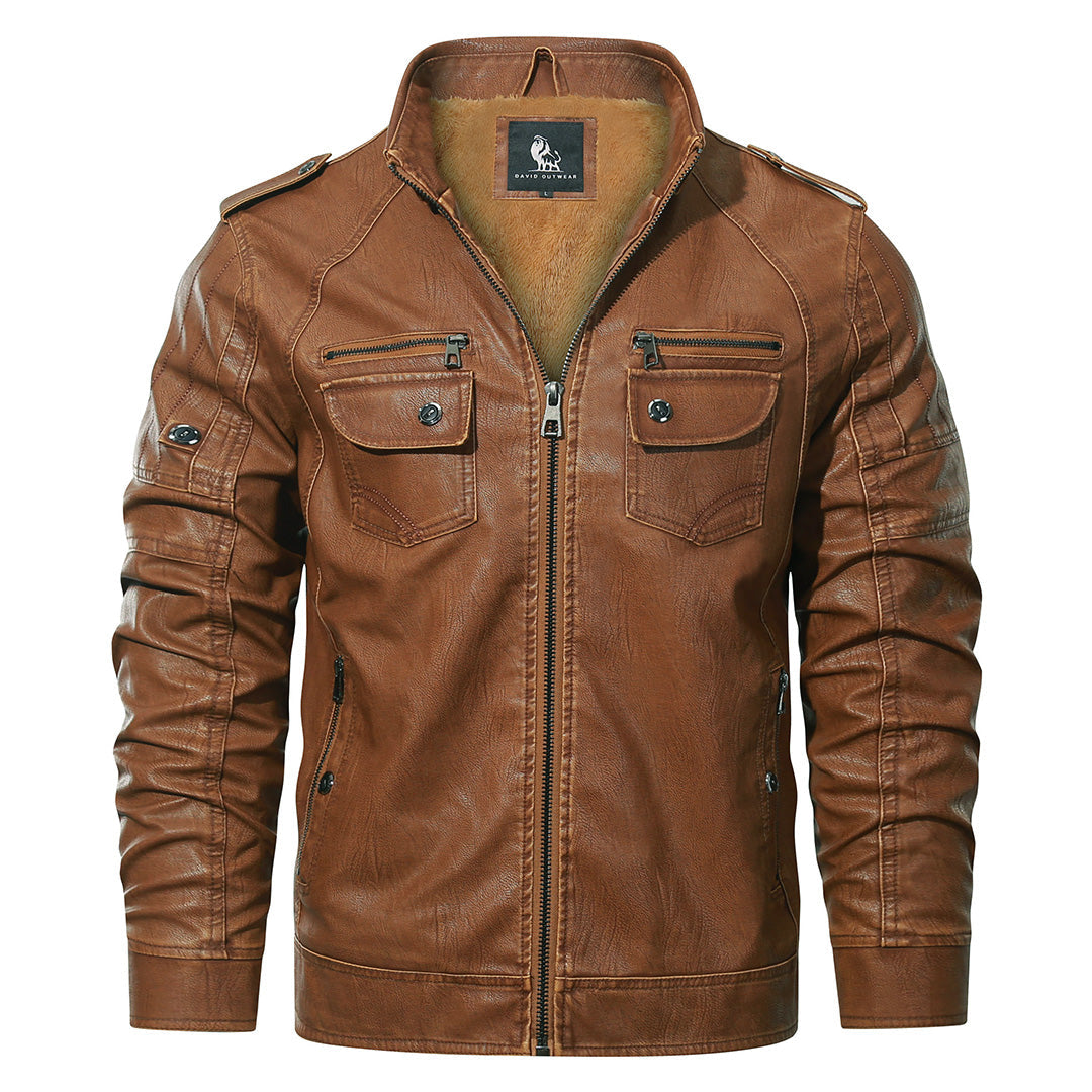 Casaco Biker em Fleece