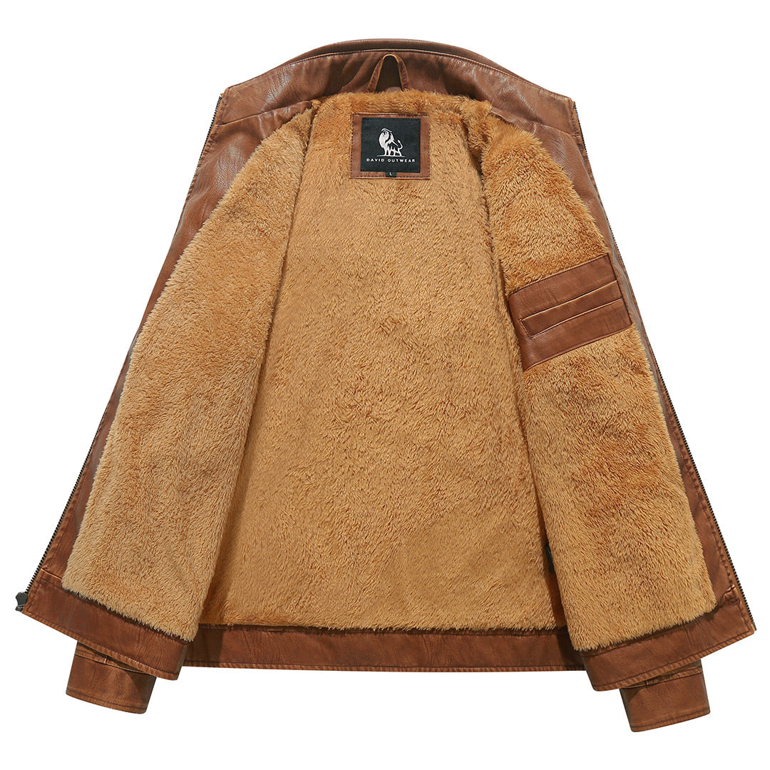 Casaco Biker em Fleece