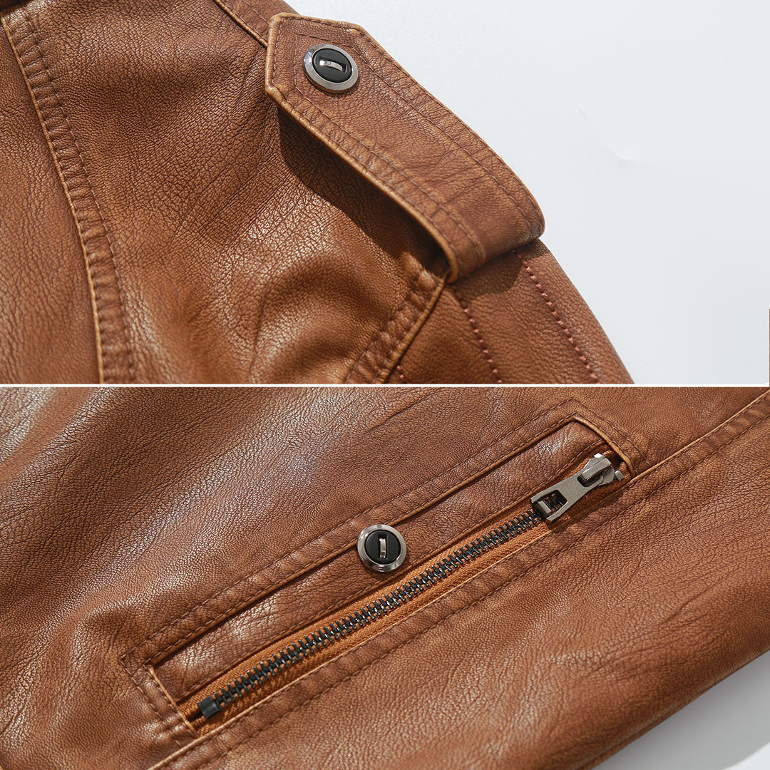 Casaco Biker em Fleece