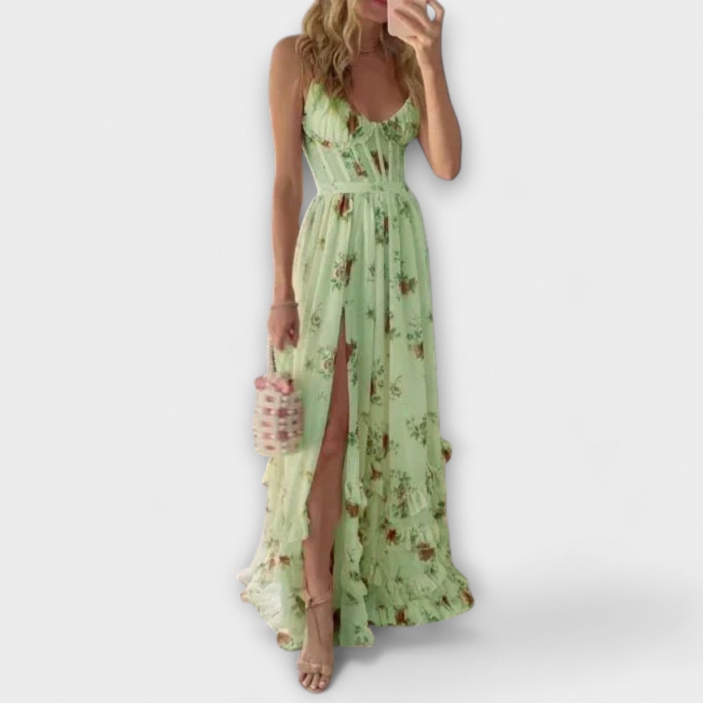 Joana™ - Vestido com padrão floral