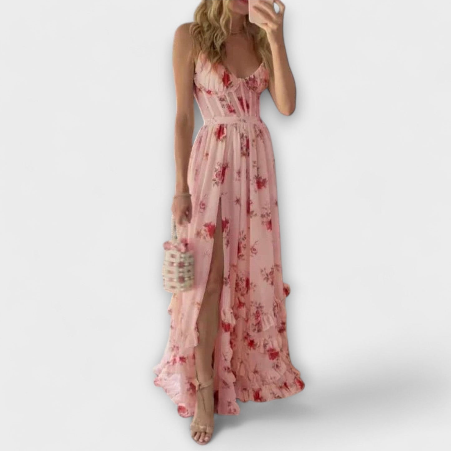 Joana™ - Vestido com padrão floral