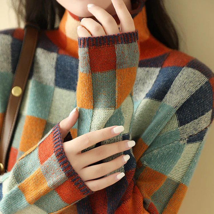 Pullover de cachemire quente de luxo Van Gogh™