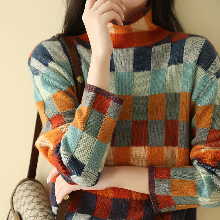 Pullover de cachemire quente de luxo Van Gogh™