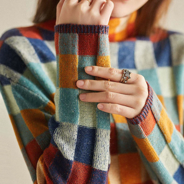Pullover de cachemire quente de luxo Van Gogh™