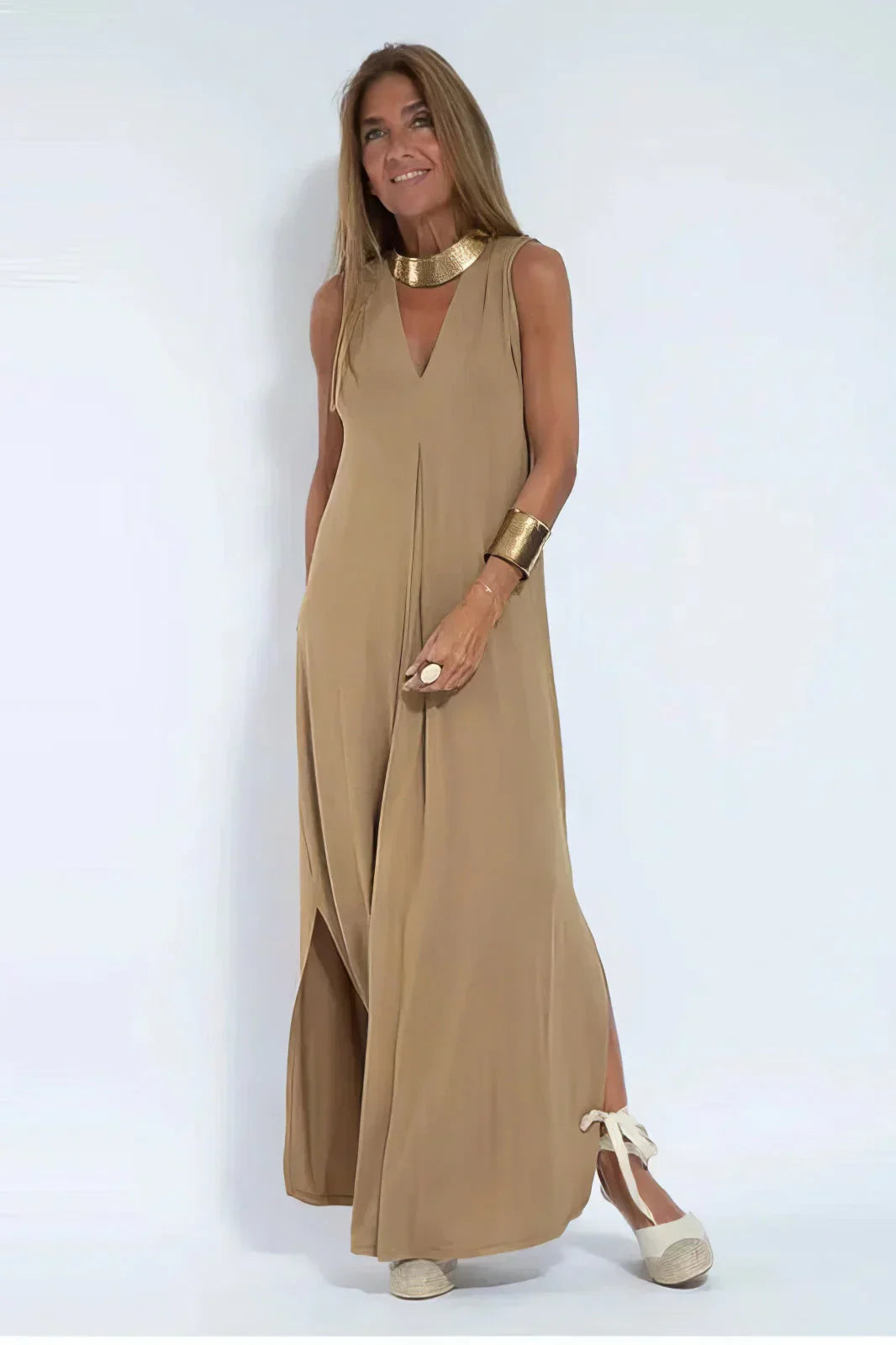 Nicole™ | Elegante Maxiabito con Cardigan Abbinato