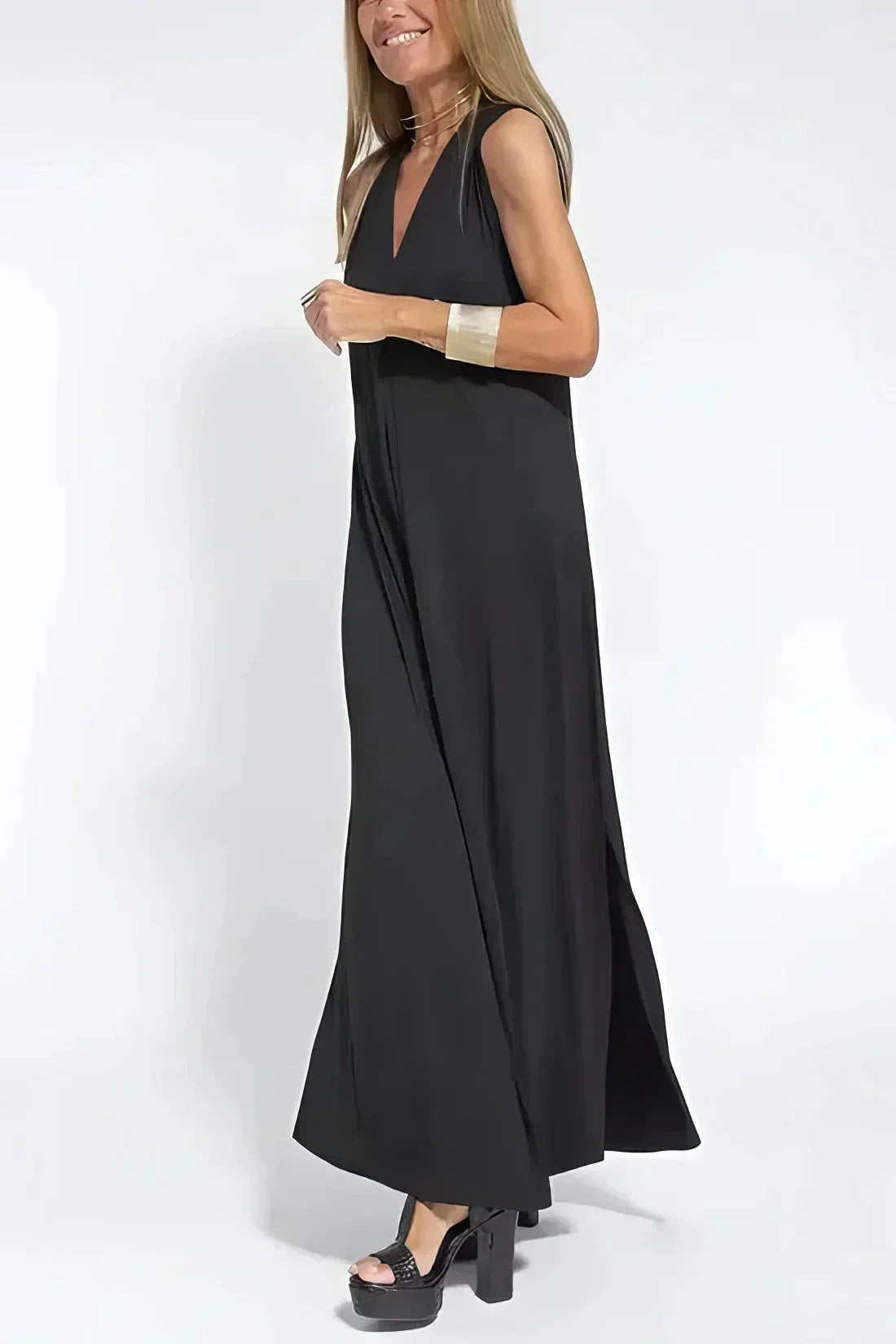 Nicole™ | Elegante Maxiabito con Cardigan Abbinato