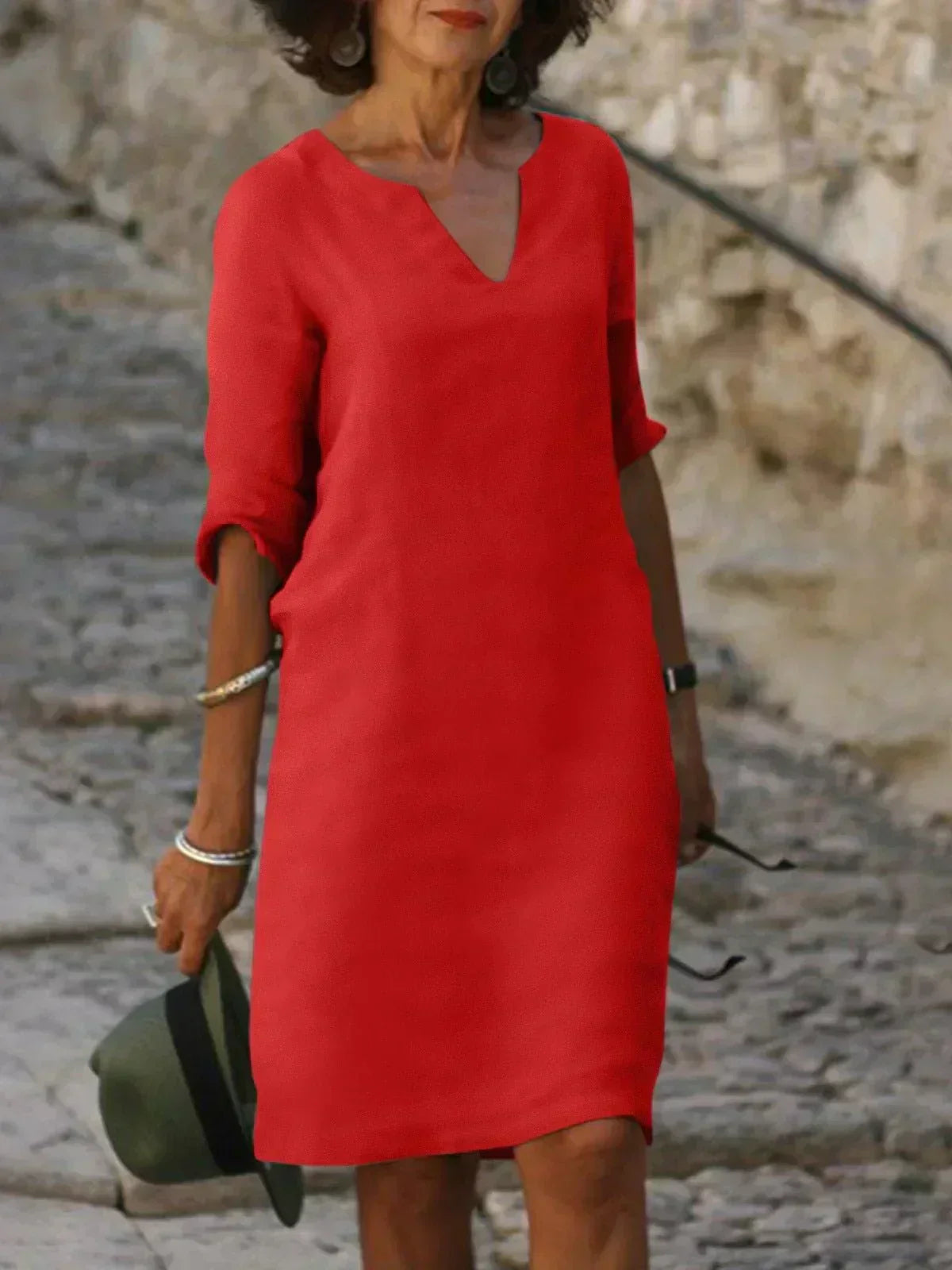 Beatriceâ„¢ | Abito Elegante con Raffinata Scollatura a V