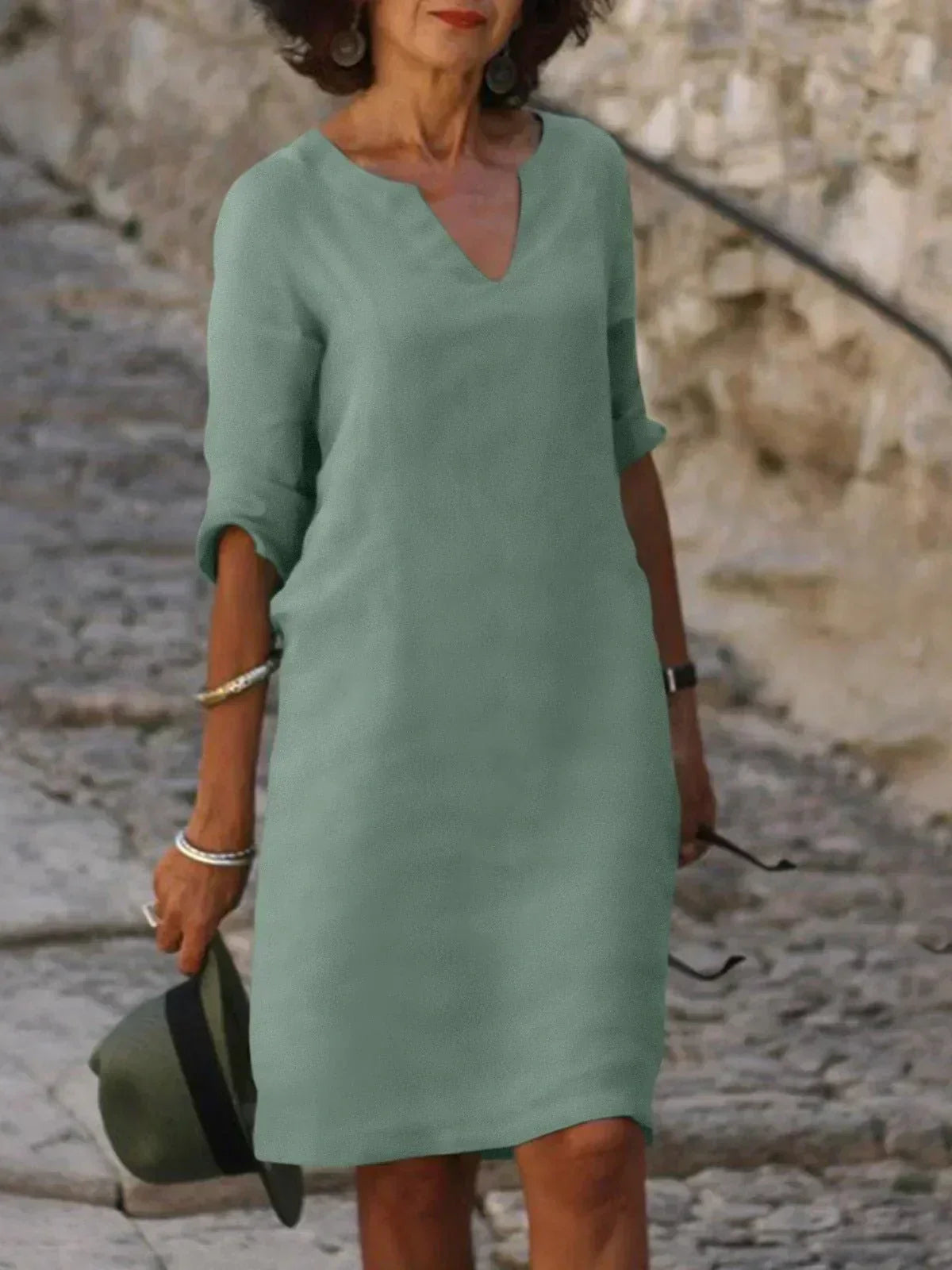 Beatriceâ„¢ | Abito Elegante con Raffinata Scollatura a V