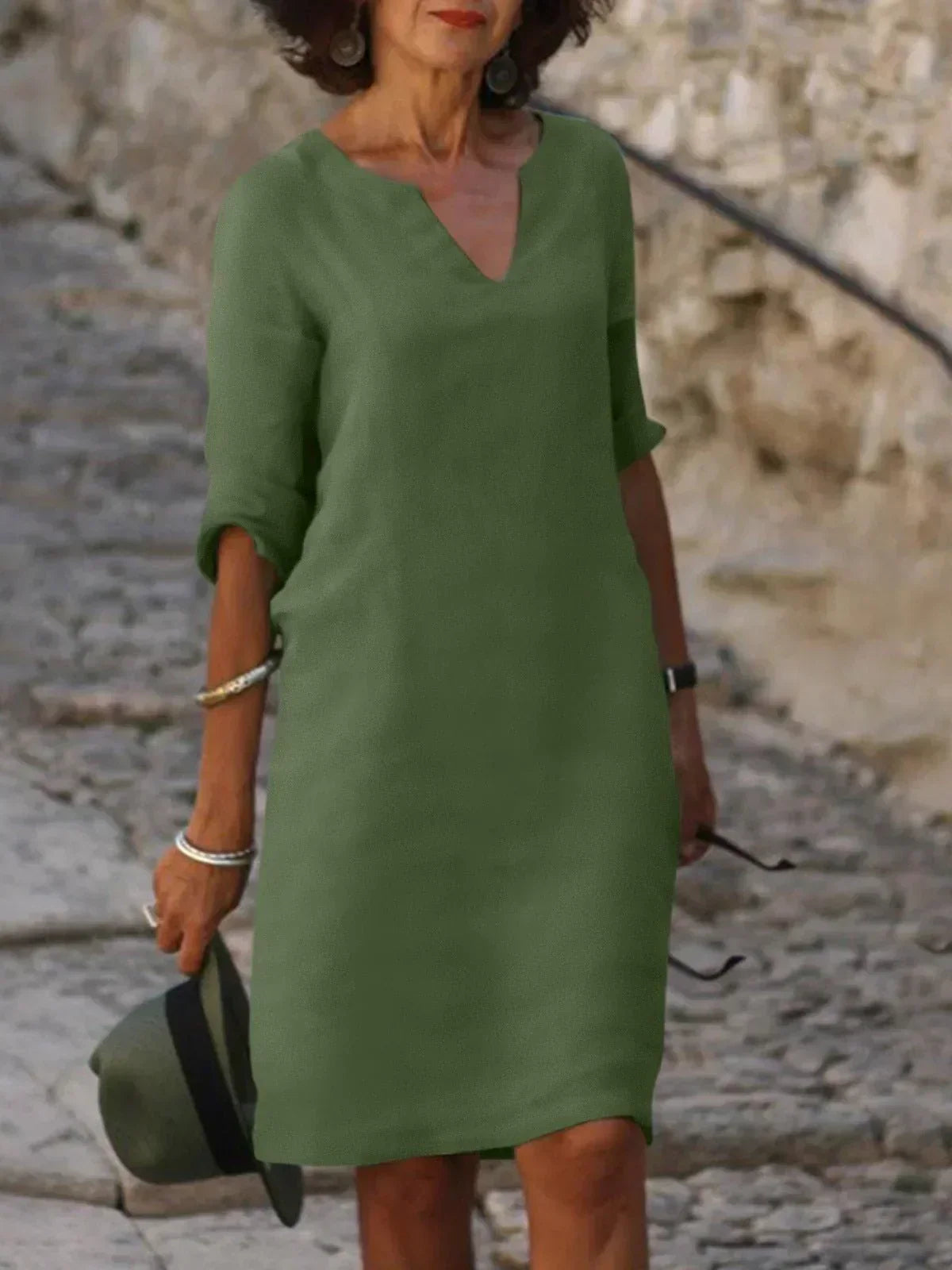Beatriceâ„¢ | Abito Elegante con Raffinata Scollatura a V