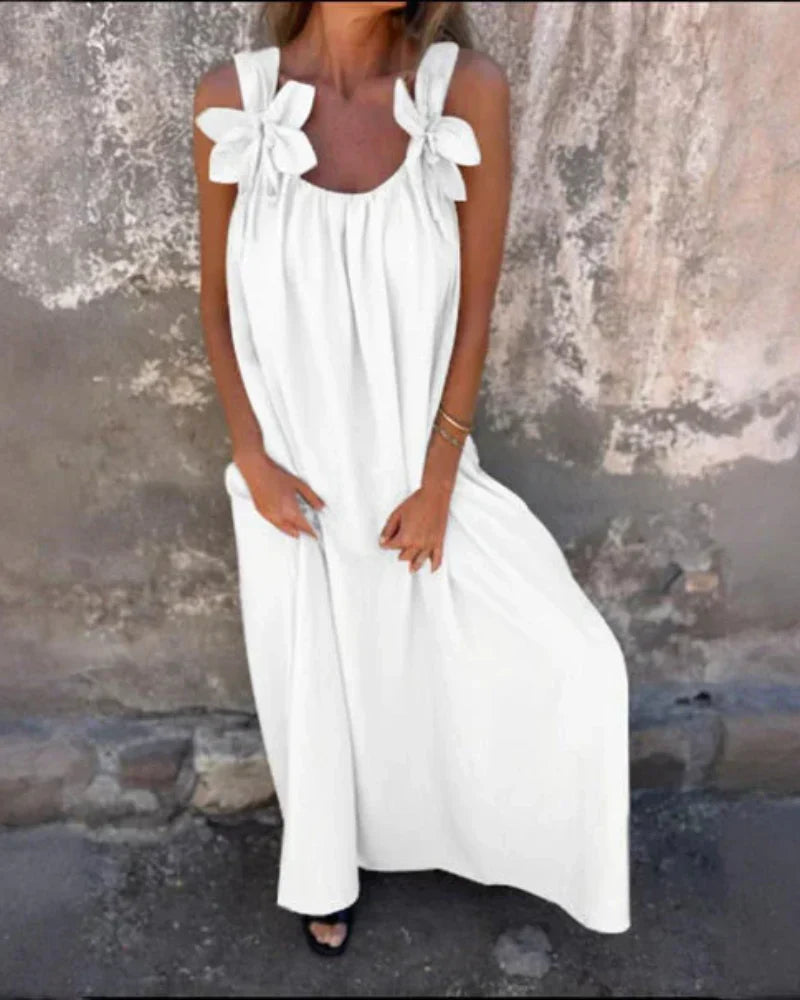 Saskia™ | Maxi Abito con Stampa Floreale