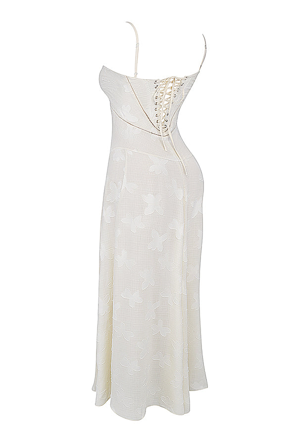 Pauletteâ„¢ | Elegante Abito Lungo con Corsetto