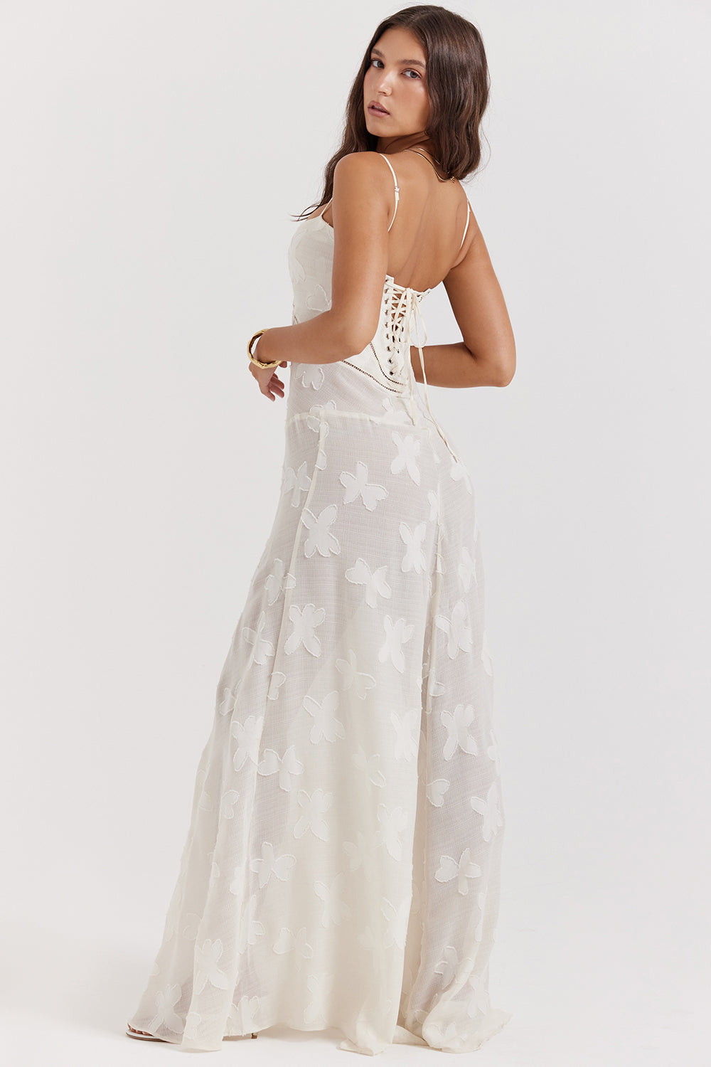 Pauletteâ„¢ | Elegante Abito Lungo con Corsetto