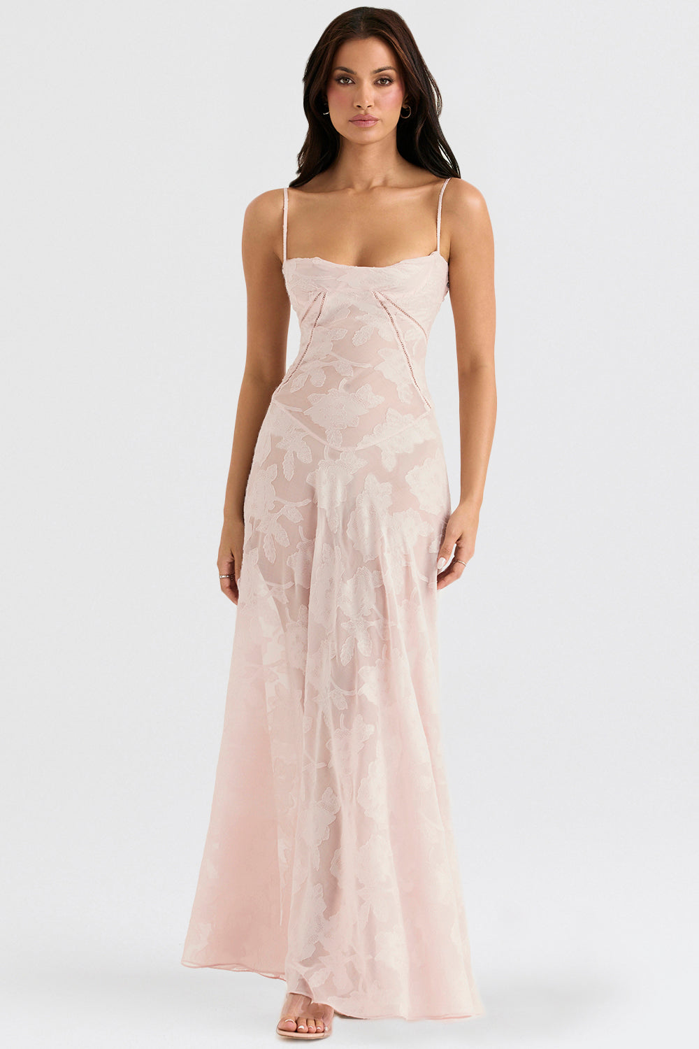 Pauletteâ„¢ | Elegante Abito Lungo con Corsetto