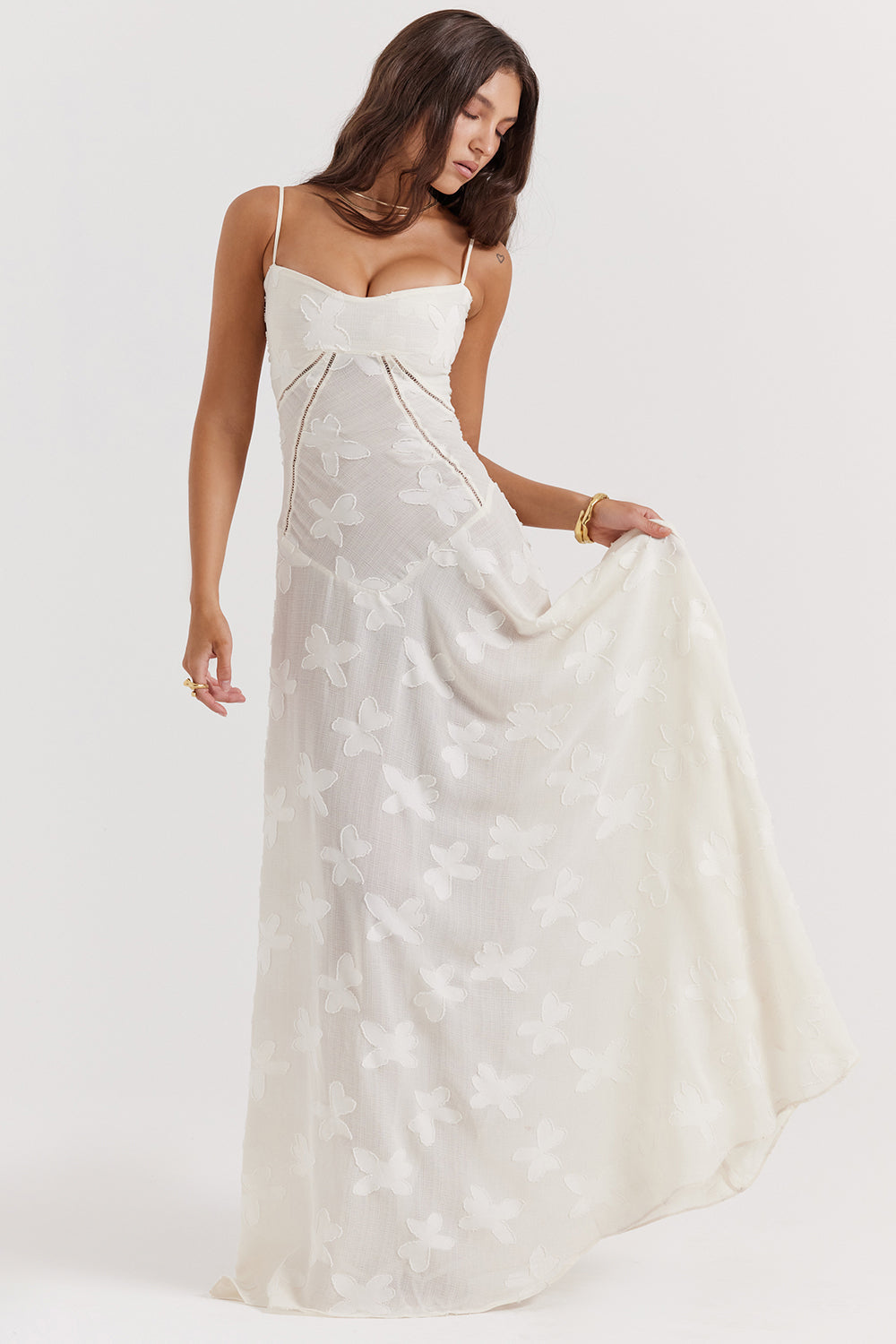 Pauletteâ„¢ | Elegante Abito Lungo con Corsetto