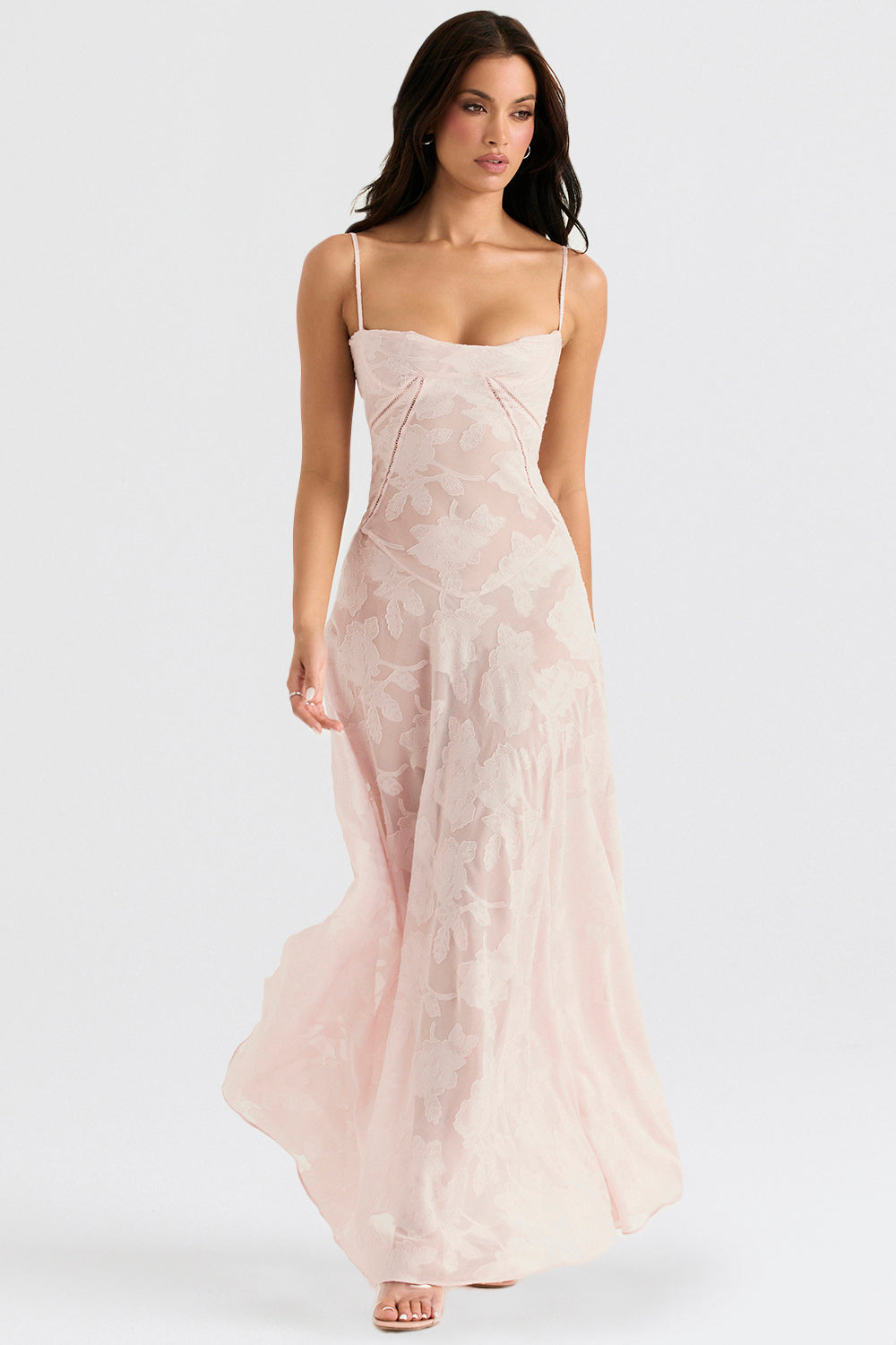 Pauletteâ„¢ | Elegante Abito Lungo con Corsetto