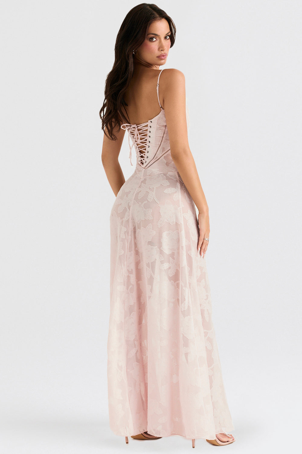 Pauletteâ„¢ | Elegante Abito Lungo con Corsetto
