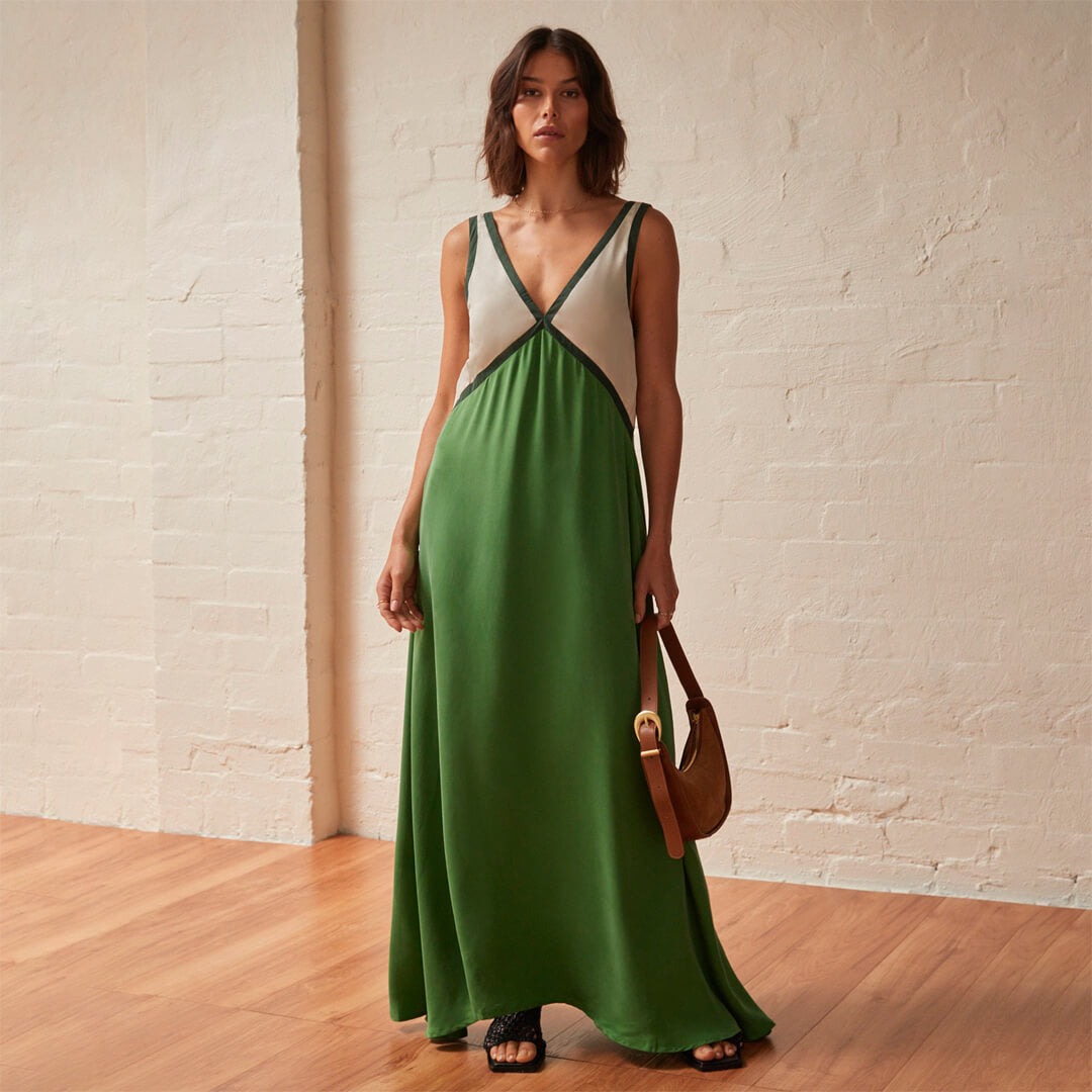 Stacey™ | Abito Midi in Elegante Velluto
