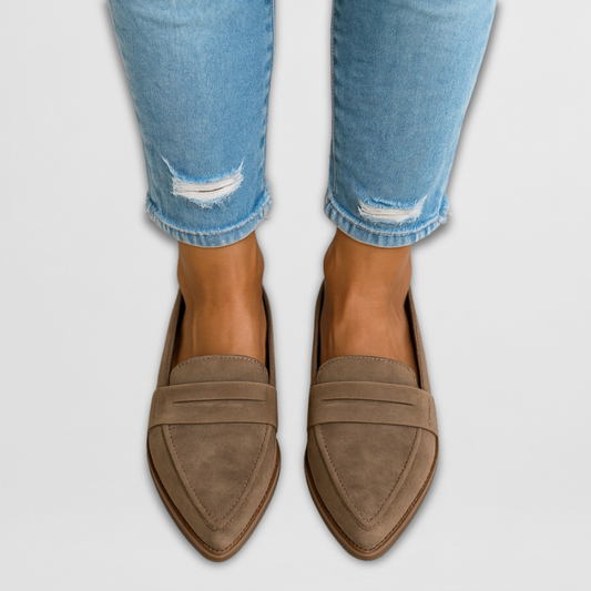 Andresa™ – Mocassins de camurça macia para mulher
