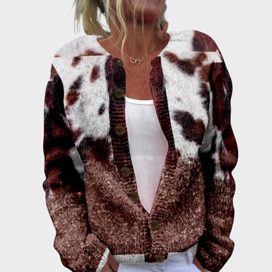 Sara™ - Cardigan Floral de Outono