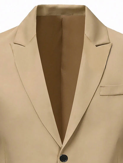 Fabio™ – Completo Uomo Monocolore con Giacca a Tasche e Pantalone Coordinato