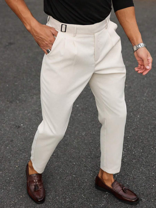 Lorenzo™ – Pantalone Uomo Casual Elegante Monocolore