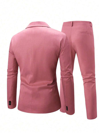 Giuliano™ – Completo Casual Uomo con Giacca e Pantalone Monocolore