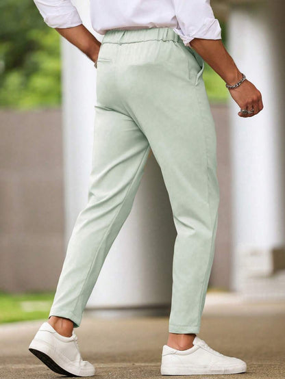 Alessio™ – Pantalone Uomo Slim Fit Monocolore