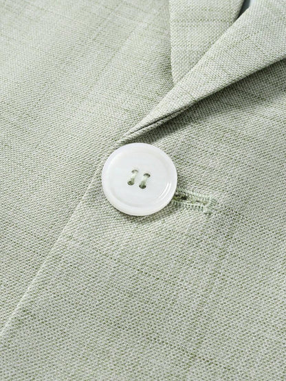 Valerio™ – Completo Uomo Casual con Blazer Monocolore e Pantalone