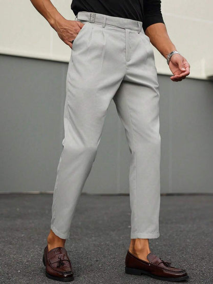 Lorenzo™ – Pantalone Uomo Casual Elegante Monocolore
