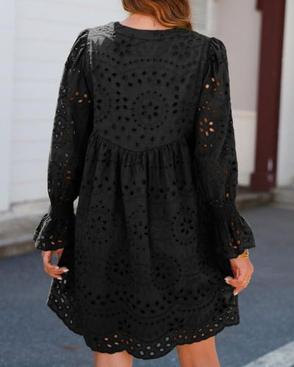 Liliane™ | Abito Corto in Pizzo