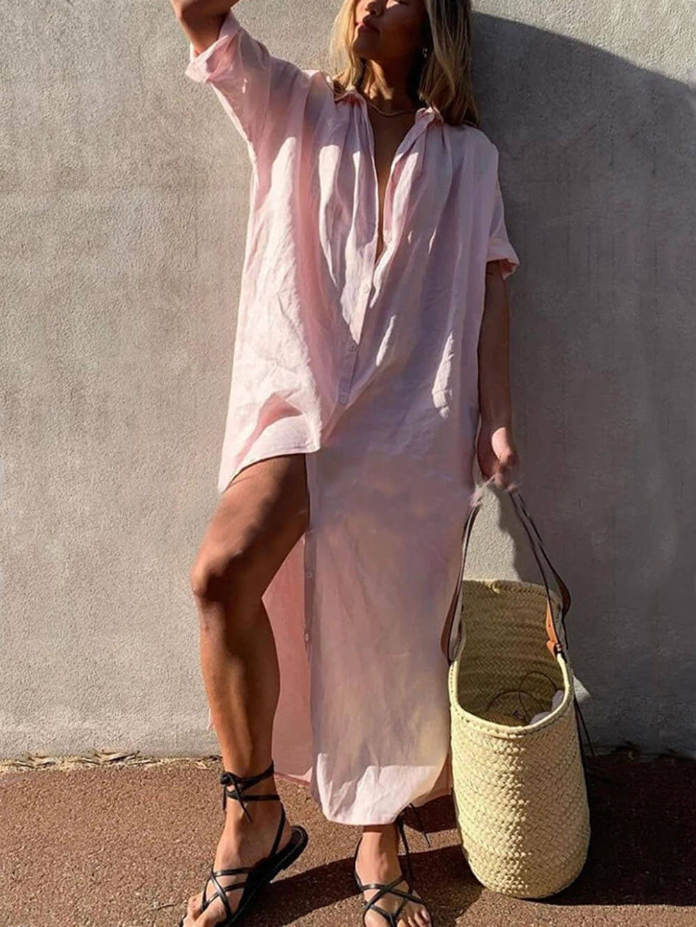 Edelyn - Maxi Camicia Abito