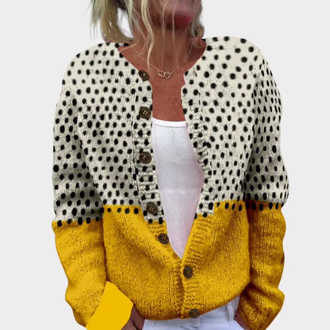 Madalena™ - Cardigan Floral de Outono