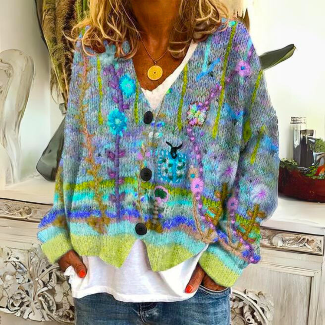 Leilani™ | Cardigan bordado de qualidade superior