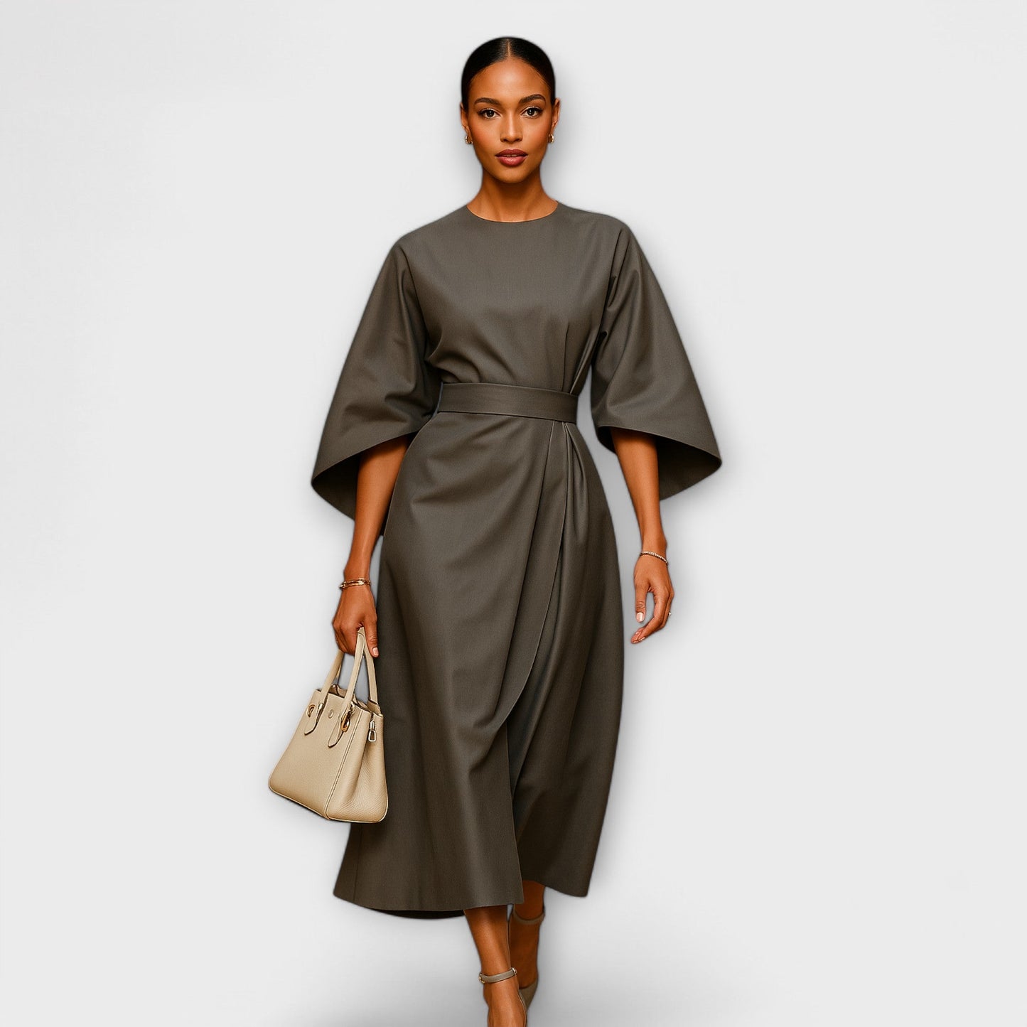Sara™ - Vestido elegante com mangas