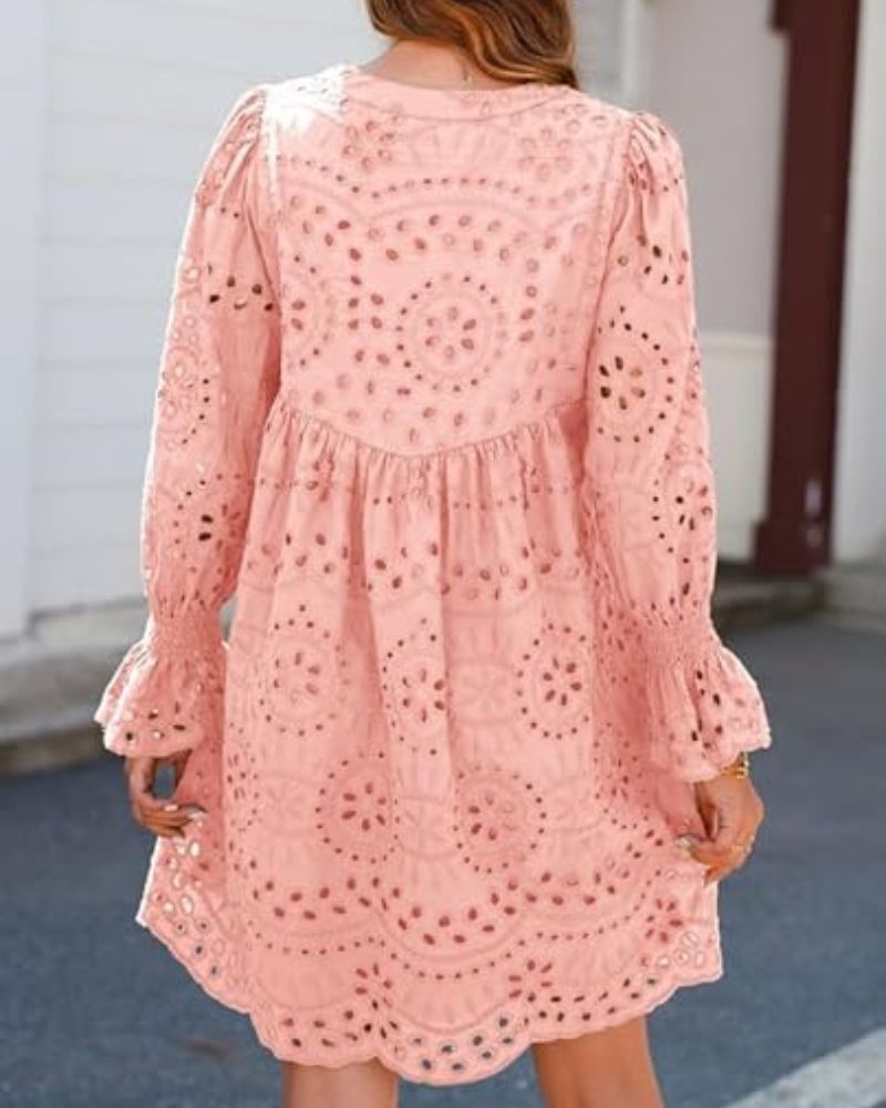 Liliane™ | Abito Corto in Pizzo
