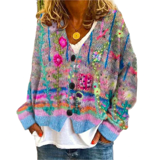 Leilani™ | Cardigan bordado de qualidade superior